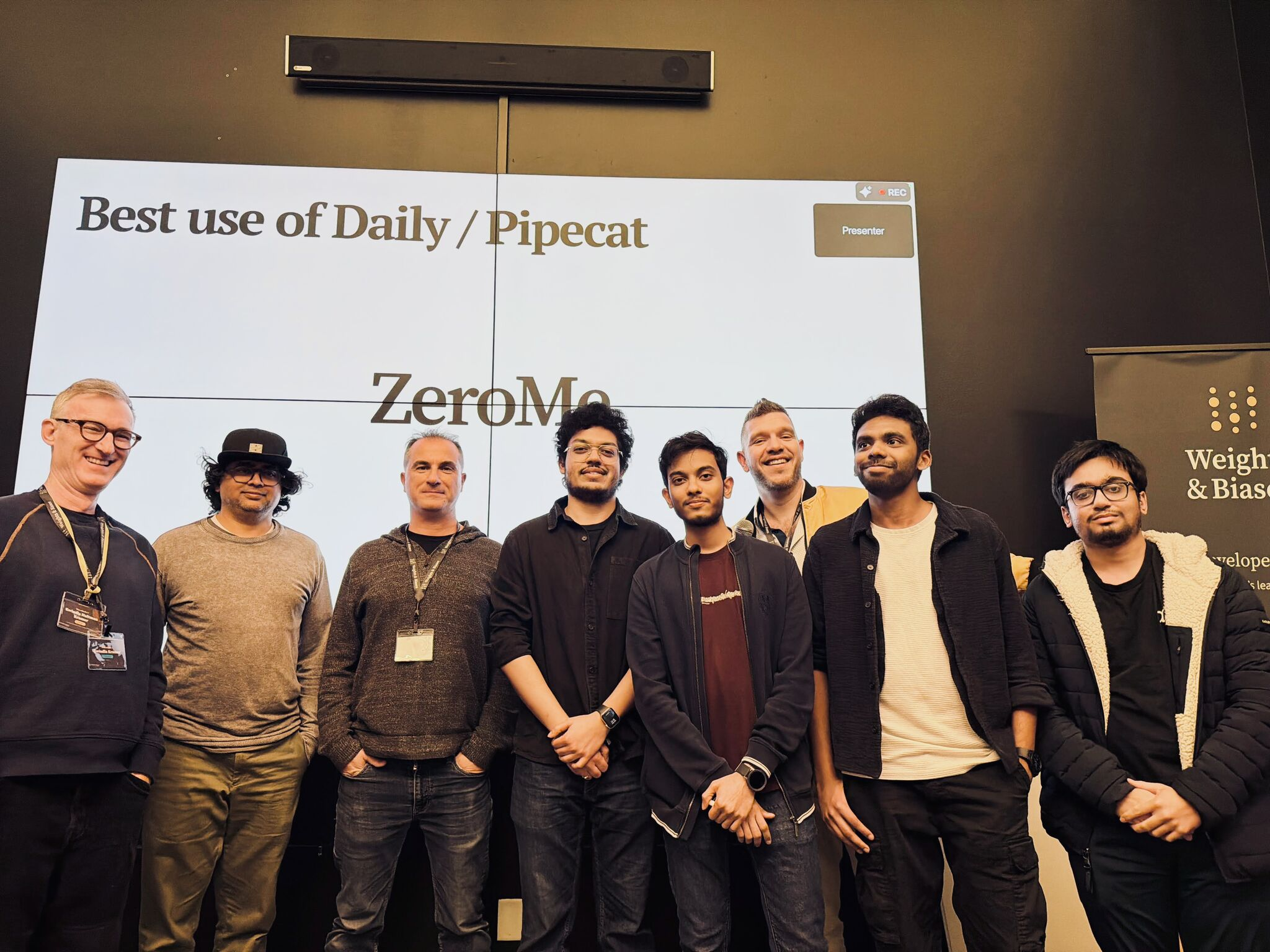 Won at WeaveHacks3 : ZeroMe: Persistent Desktop Voice Agent